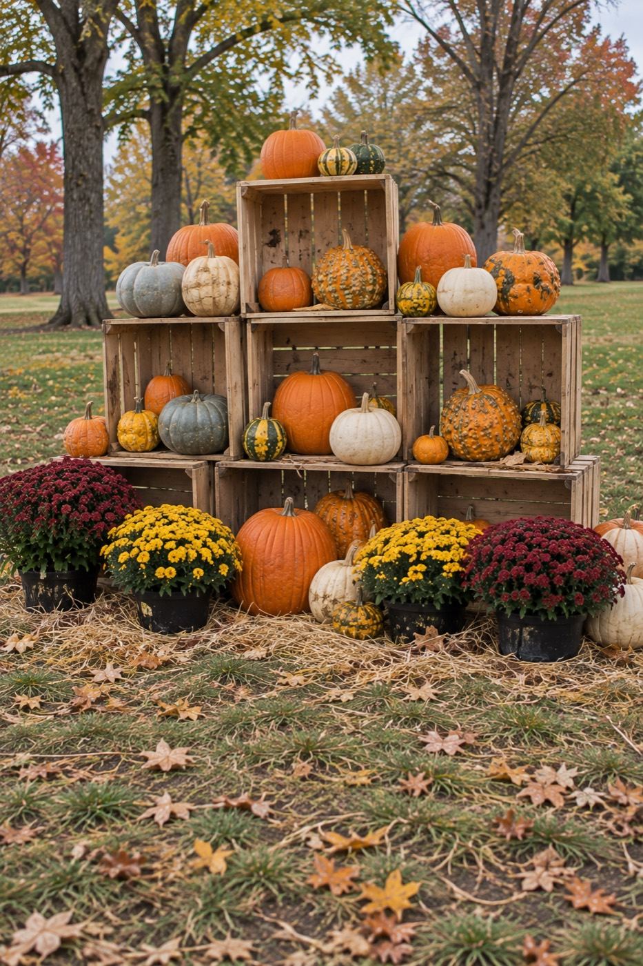 Pumpkin Wall